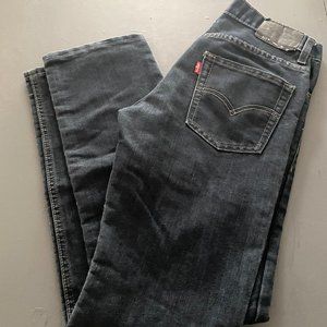 Levis 511 Jeans  Slim Fit Stretch Dark Wash Denim Black Label